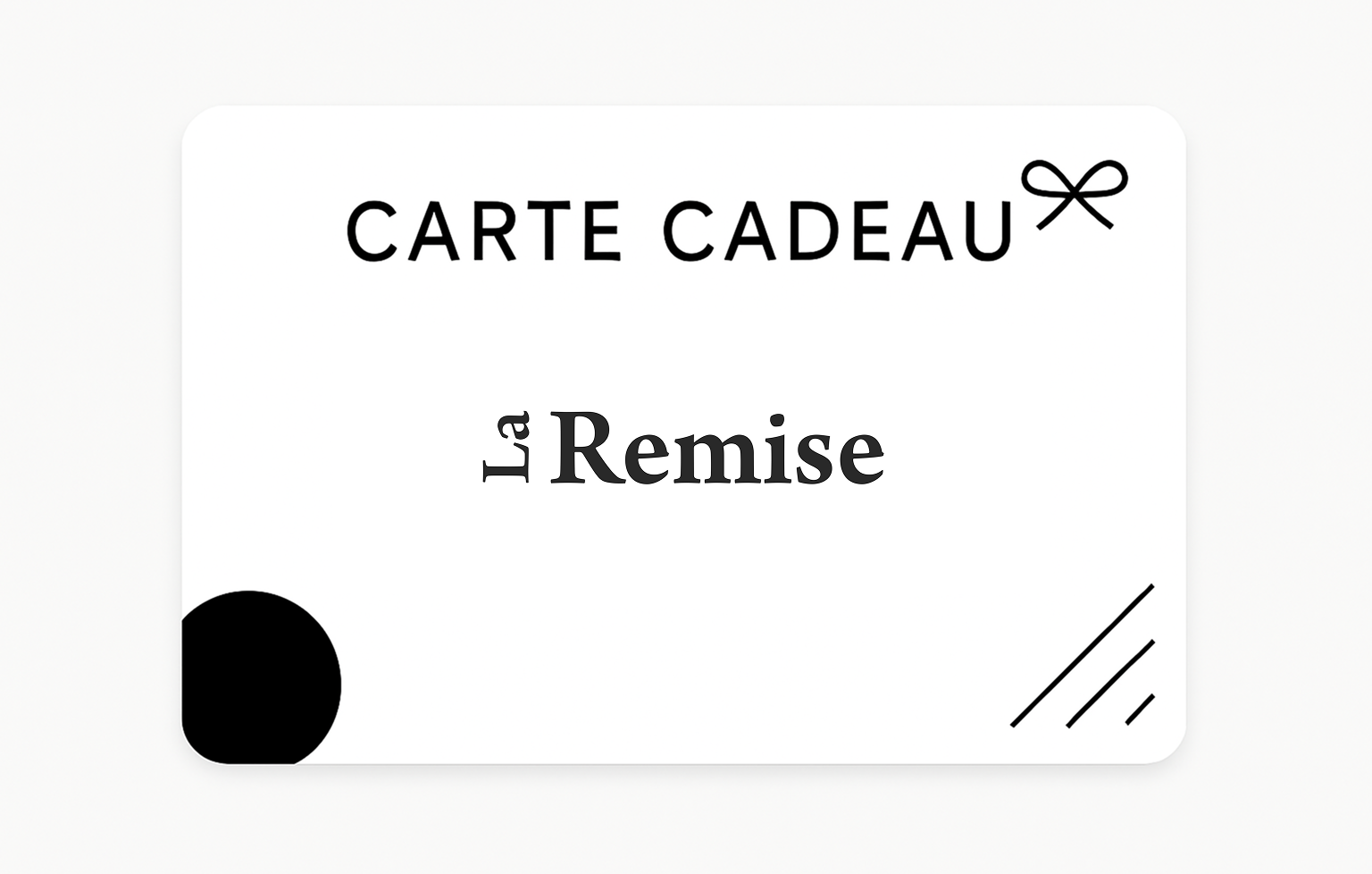 Carte cadeau La Remise