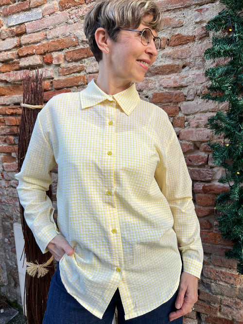 Chemise Caro Jaune