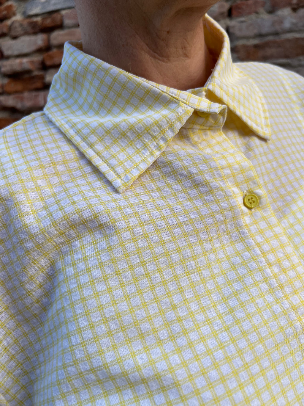 Chemise Caro Jaune