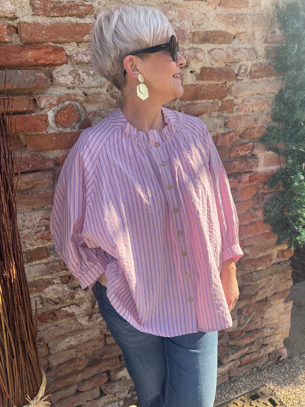 chemise caochella rose