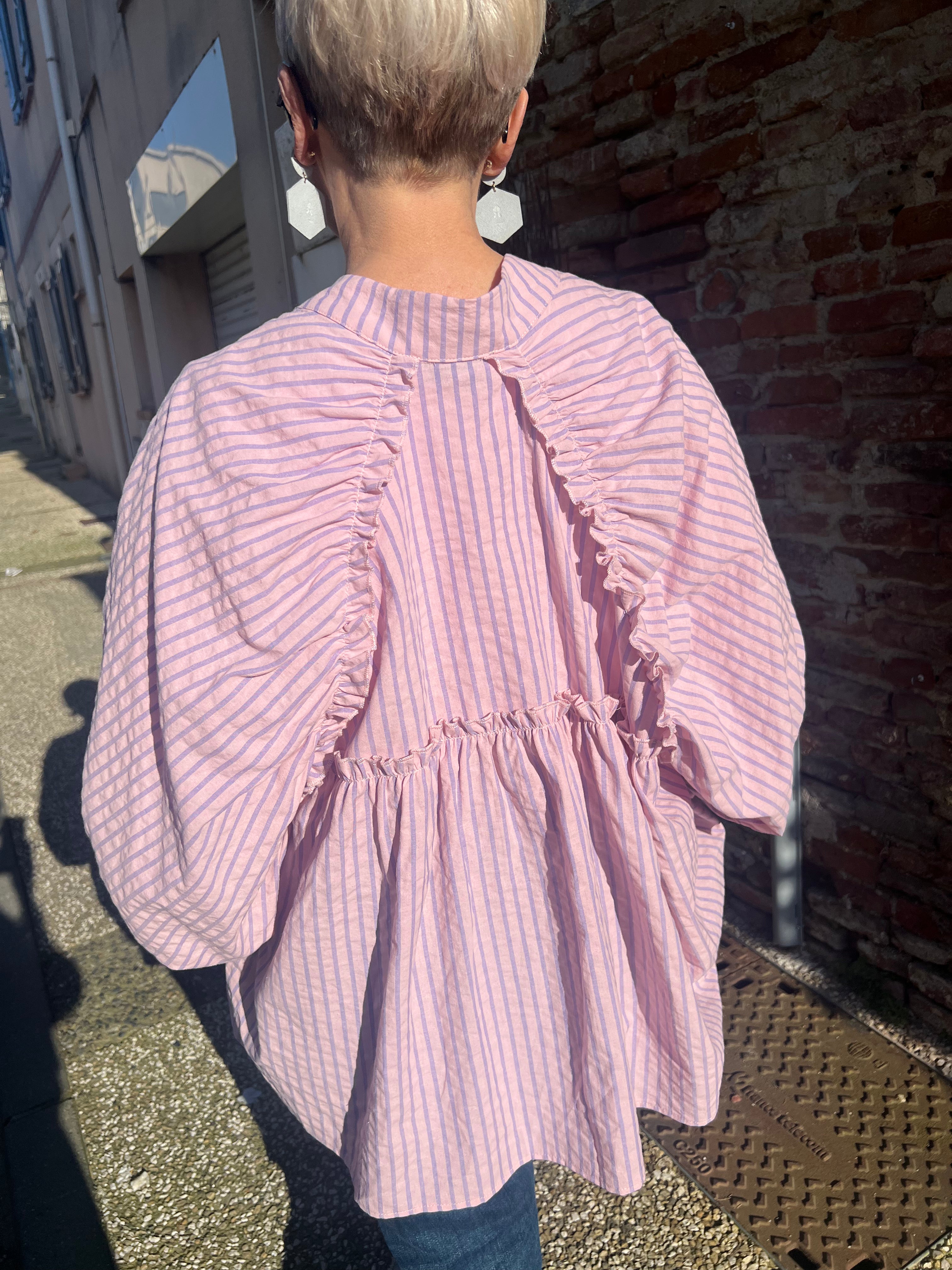 chemise caochella rose