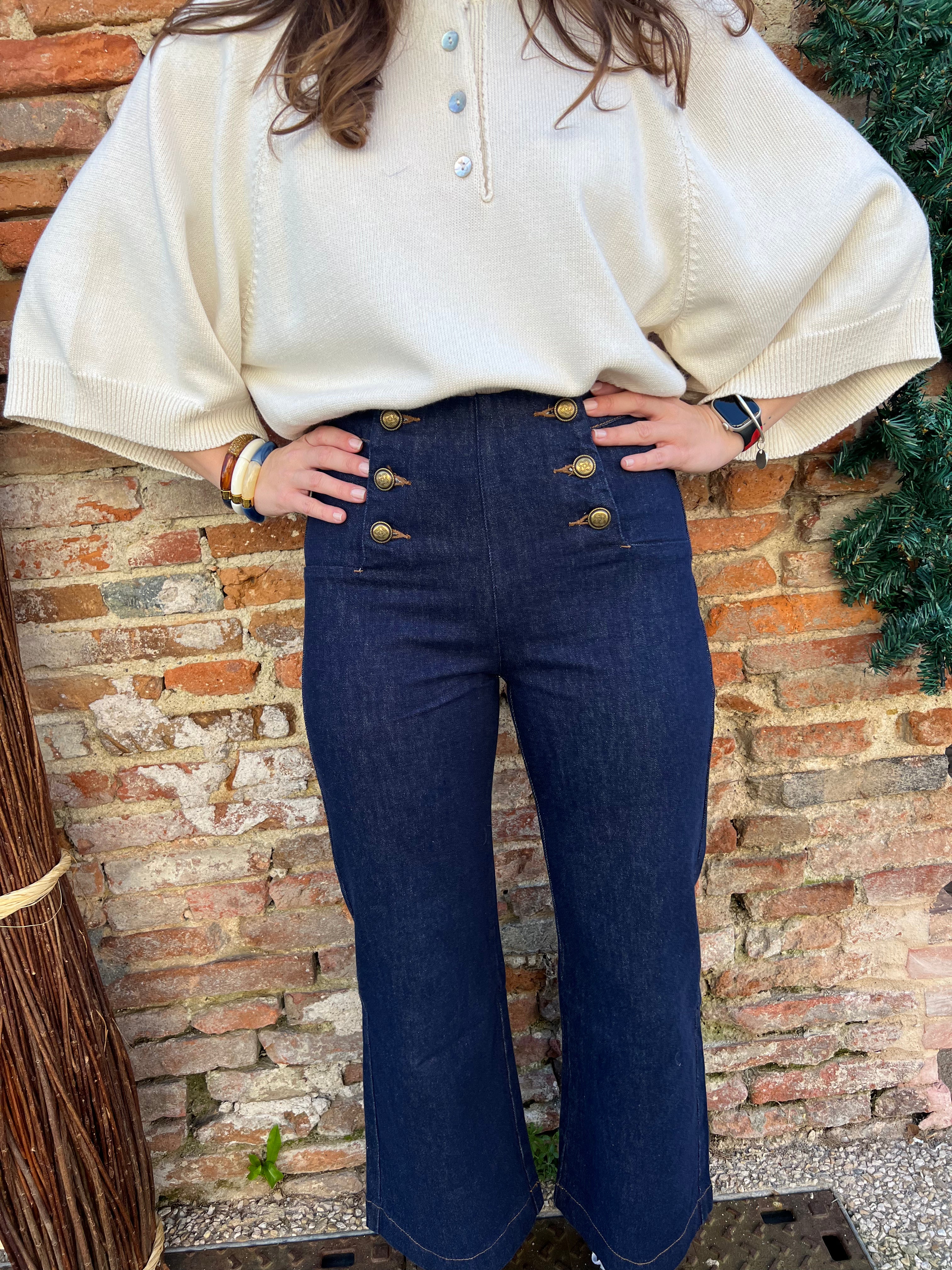 Jean pont brut oraije